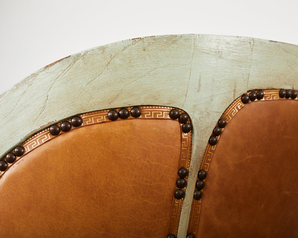 Pair of Hendrix Allardyce Louis XVI Style Bergere Armchairs