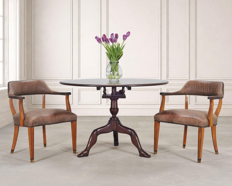 Set of Six Ralph Lauren Hither Hills Studio Dining Armchairs