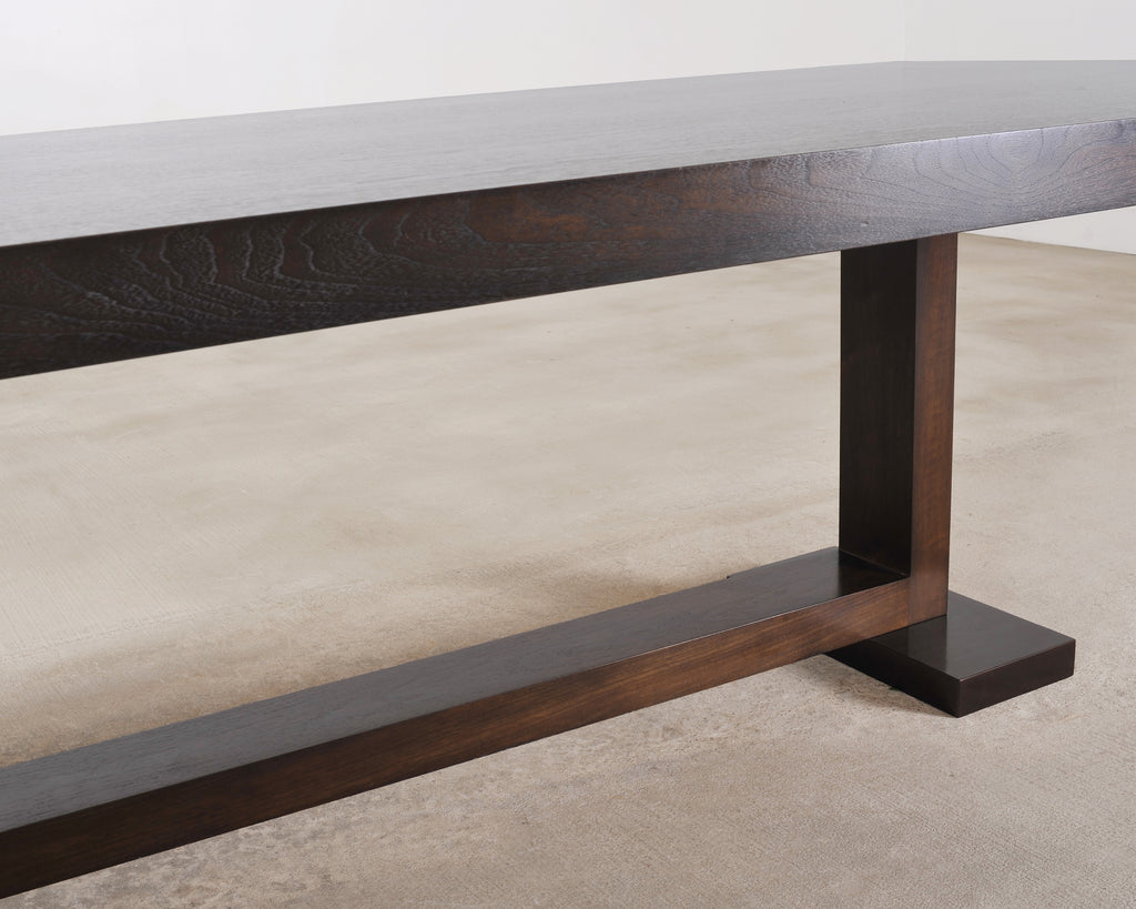 Monumental Ferrell+Mittman Modern Trestle Dining Table 13 Ft