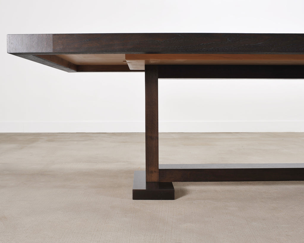 Monumental Ferrell+Mittman Modern Trestle Dining Table 13 Ft