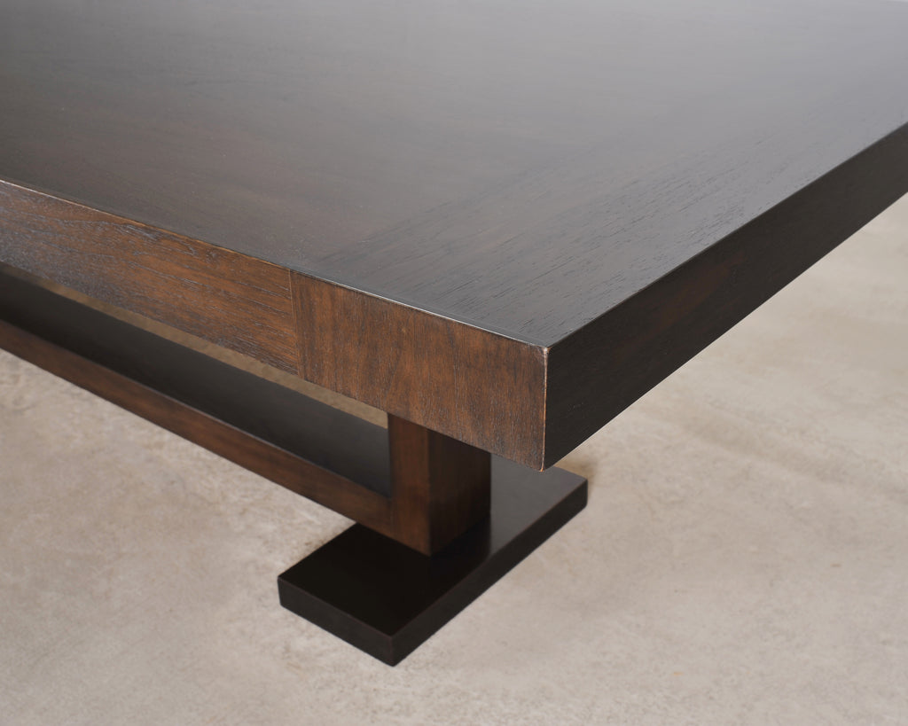 Monumental Ferrell+Mittman Modern Trestle Dining Table 13 Ft