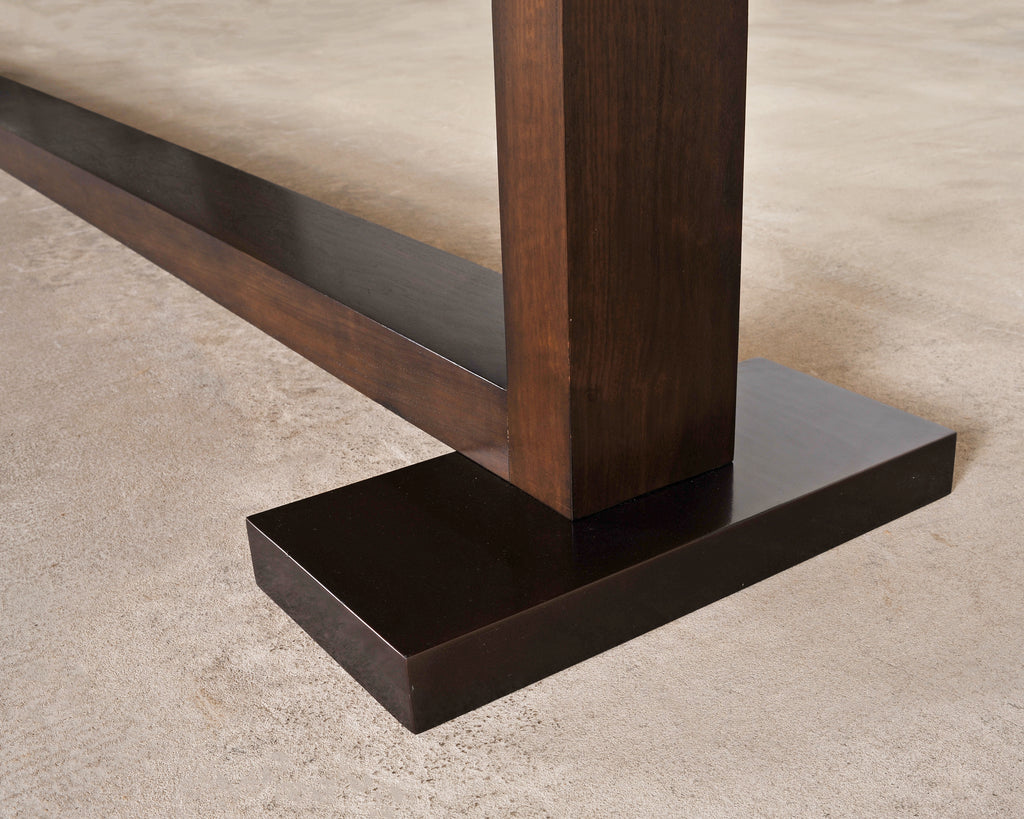 Monumental Ferrell+Mittman Modern Trestle Dining Table 13 Ft