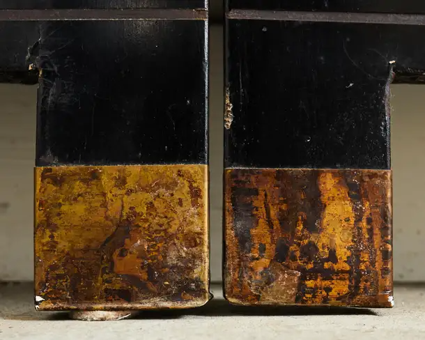 Chinese Export Eight Panel Coromandel Screen Lotus Blossoms