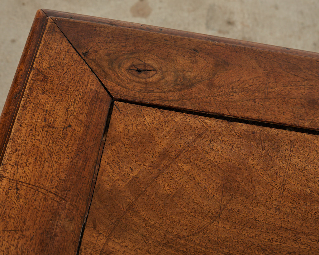 19th Century English William IV Fruitwood Writing Table or Desk