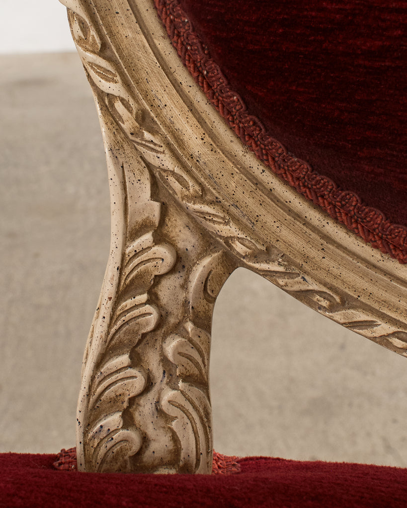 Set of Four Louis XVI Style Painted Dining Chairs