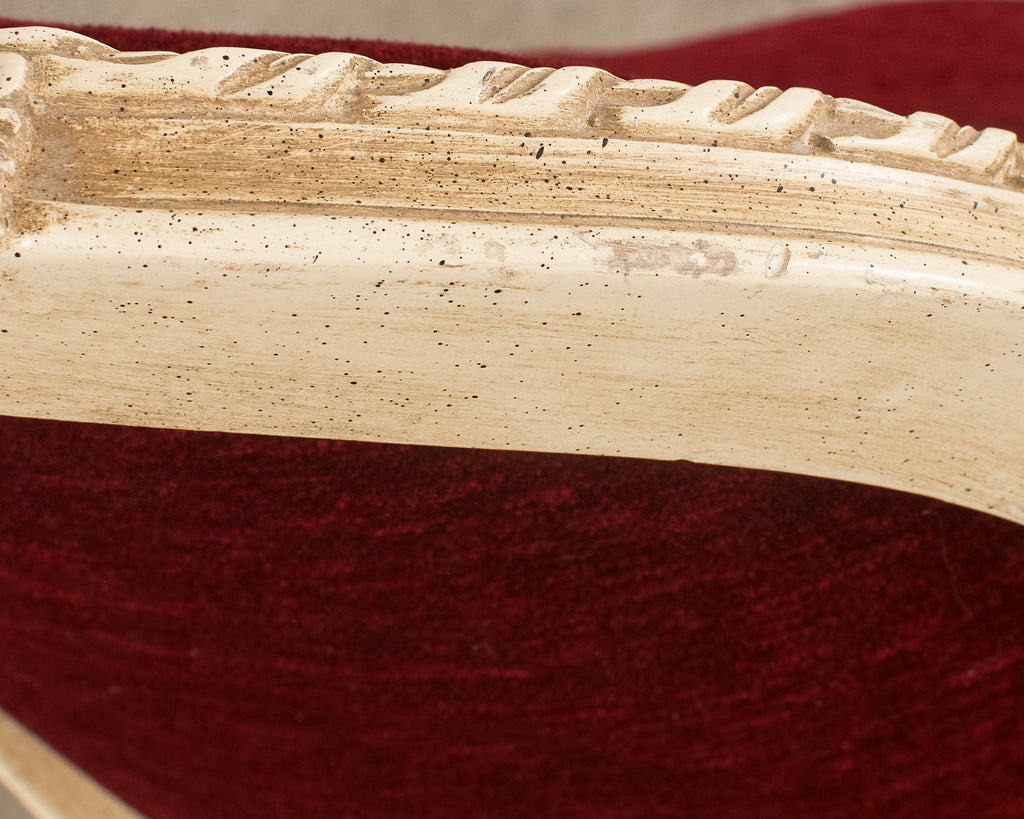 Set of Four Louis XVI Style Painted Dining Chairs