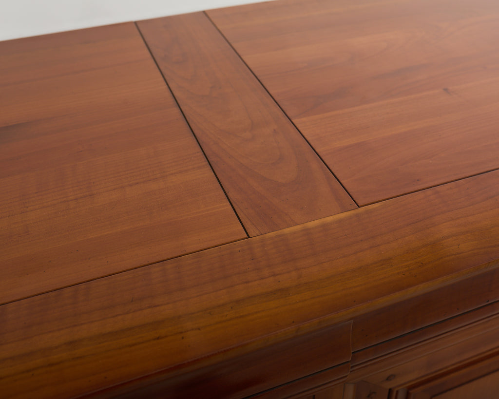Grand French Louis Philippe Style Fruitwood Sideboard Enfilade