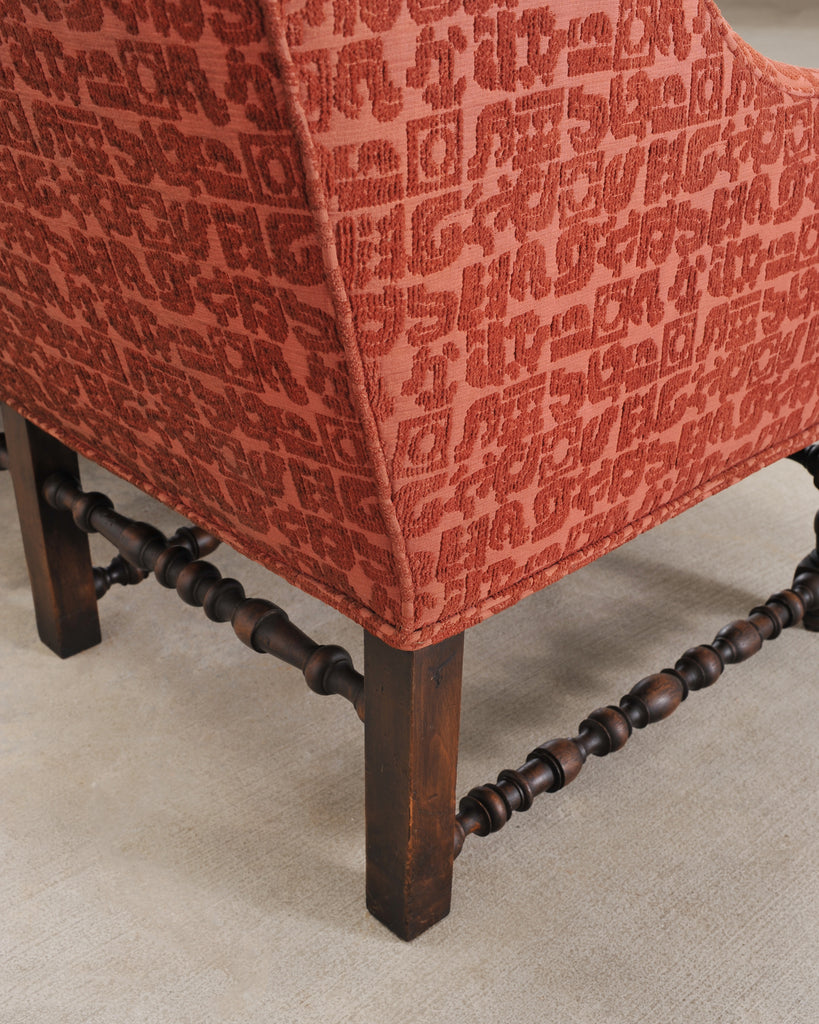 English William and Mary Baroque Style Camel Hump Back Settee