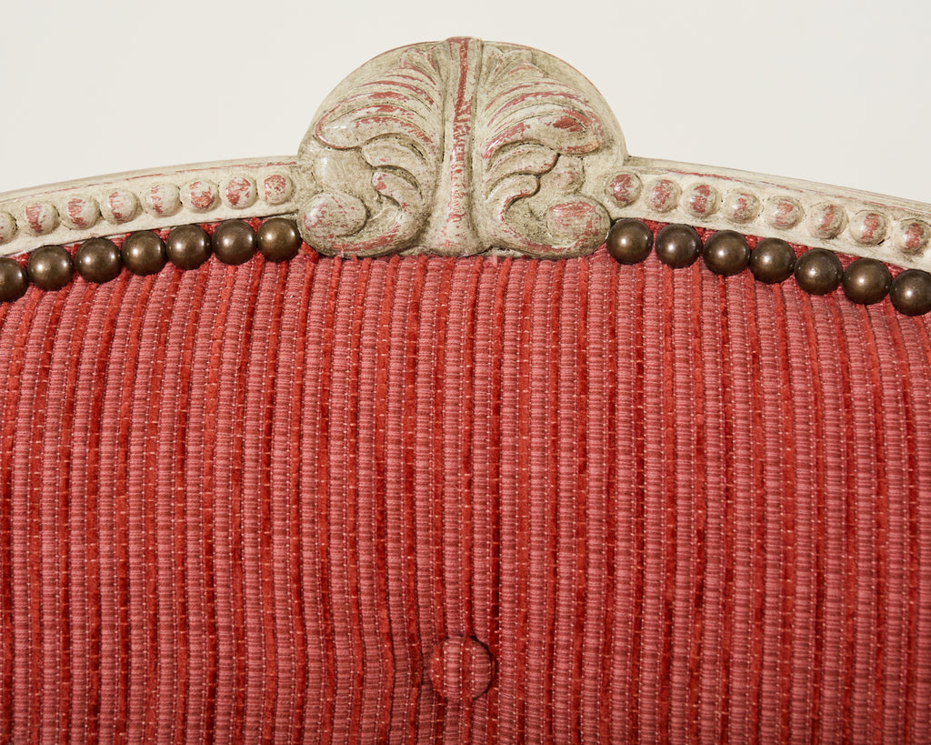 Set of Twelve Country French Provincial Style Painted Dining Chairs