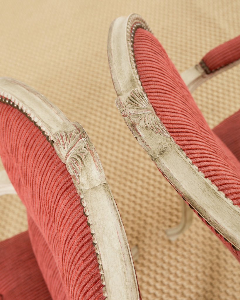 Set of Twelve Country French Provincial Style Painted Dining Chairs