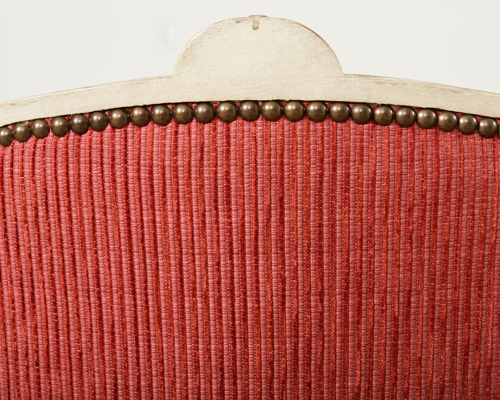 Set of Twelve Country French Provincial Style Painted Dining Chairs