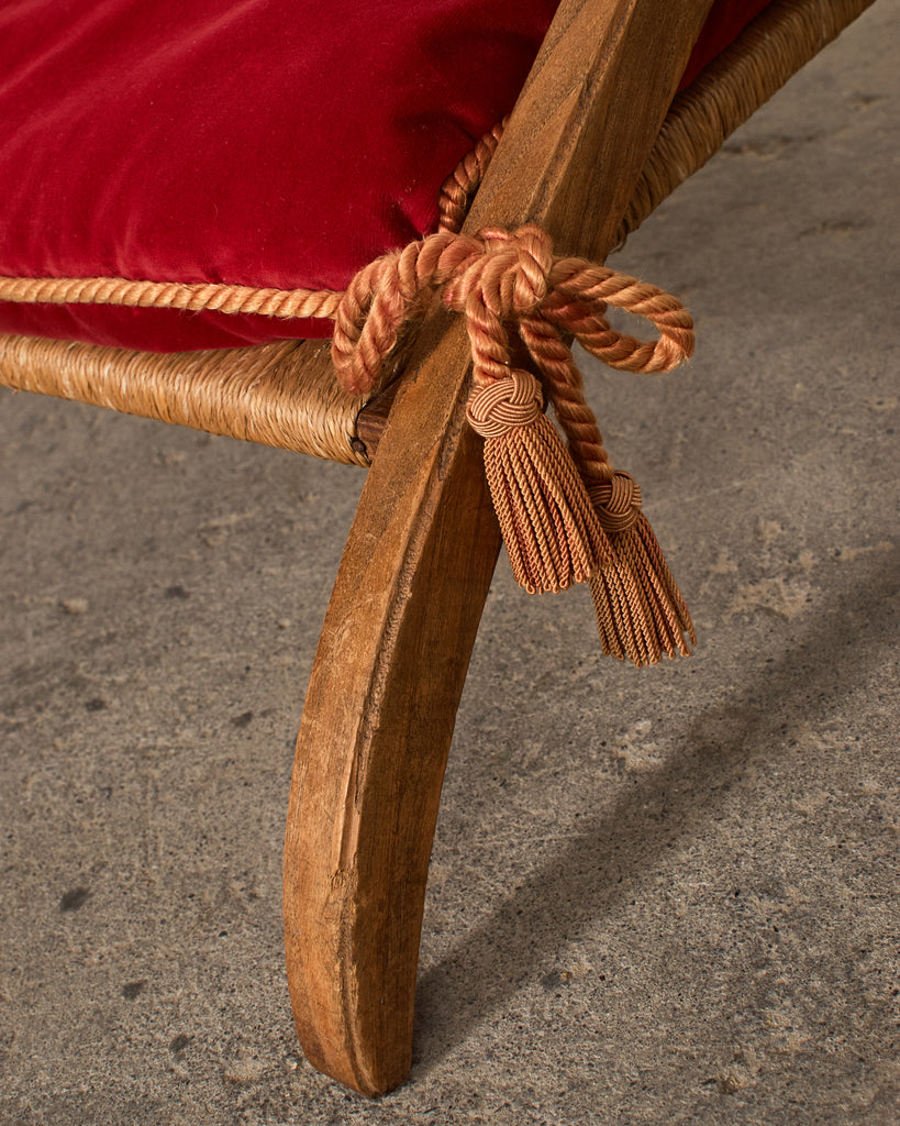 Regency Style Oak Camel Elephant Saddle Stool with Curule Legs