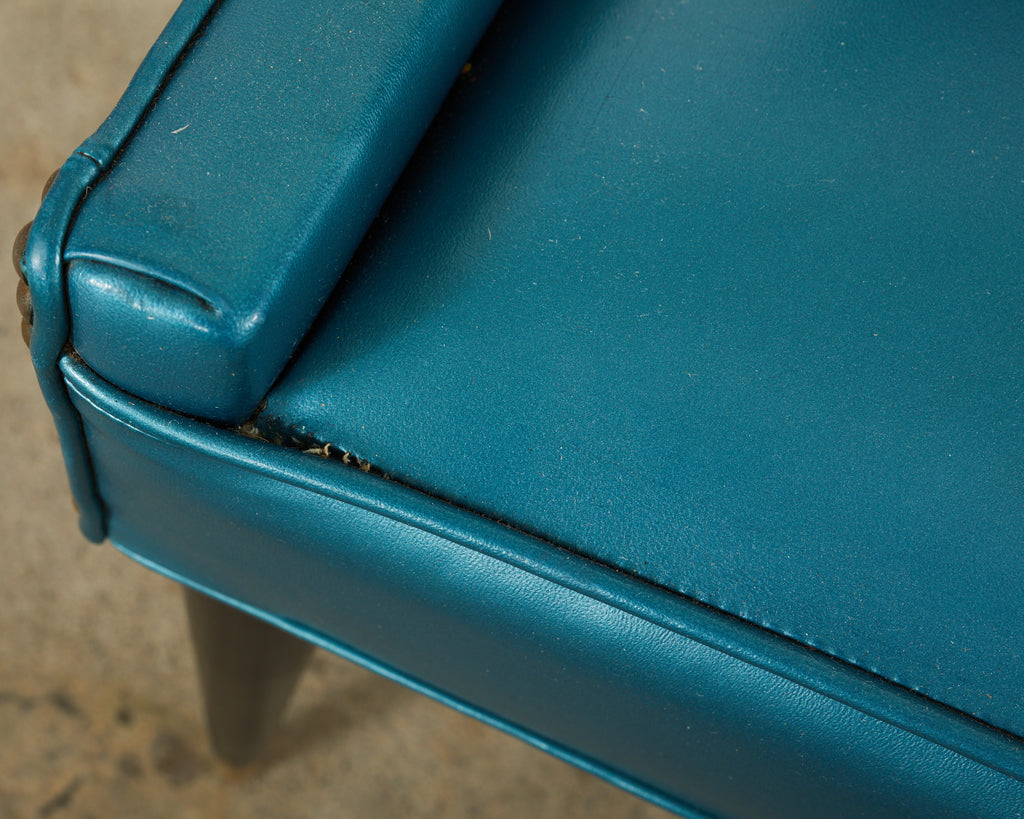 Set of Four Midcentury Space Age Style Italian Dining Chairs