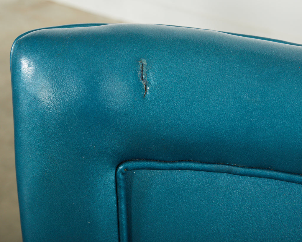 Set of Four Midcentury Space Age Style Italian Dining Chairs