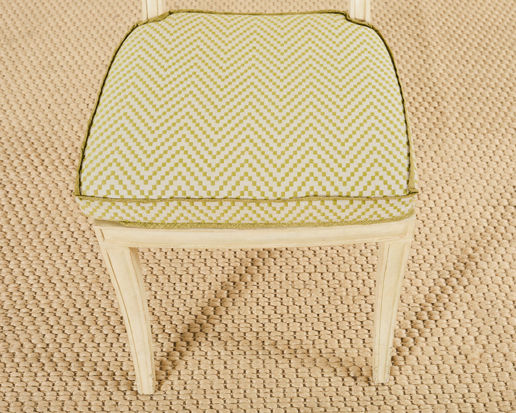 Michael Taylor Designs White Klismos Lacquered Dining Chair