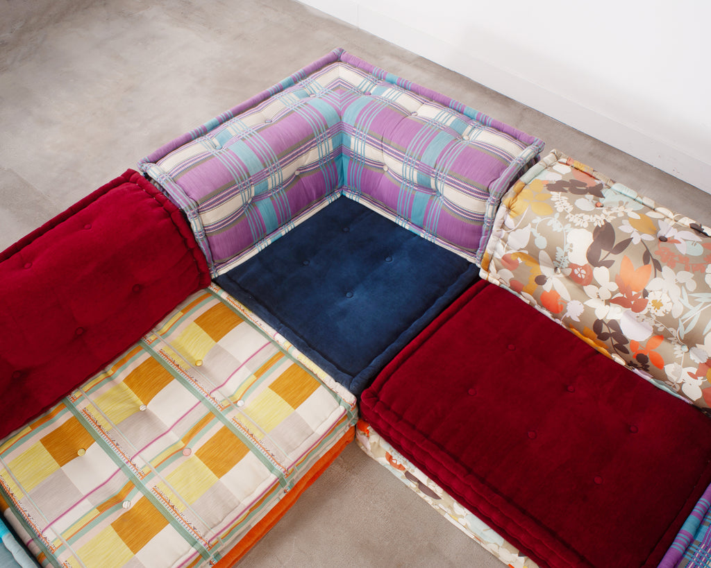 Mah Jong 27 Piece Kenzo Missoni Sofa by Hans Hopfer for Roche Bobois