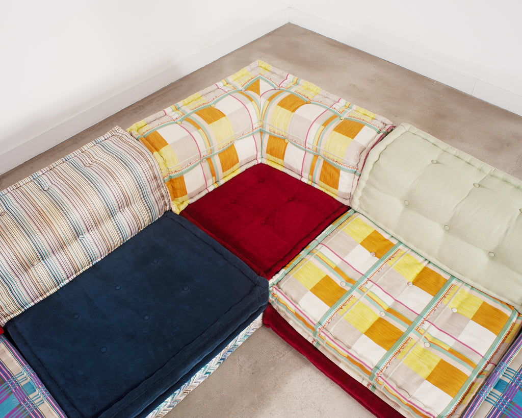 Mah Jong 27 Piece Kenzo Missoni Sofa by Hans Hopfer for Roche Bobois