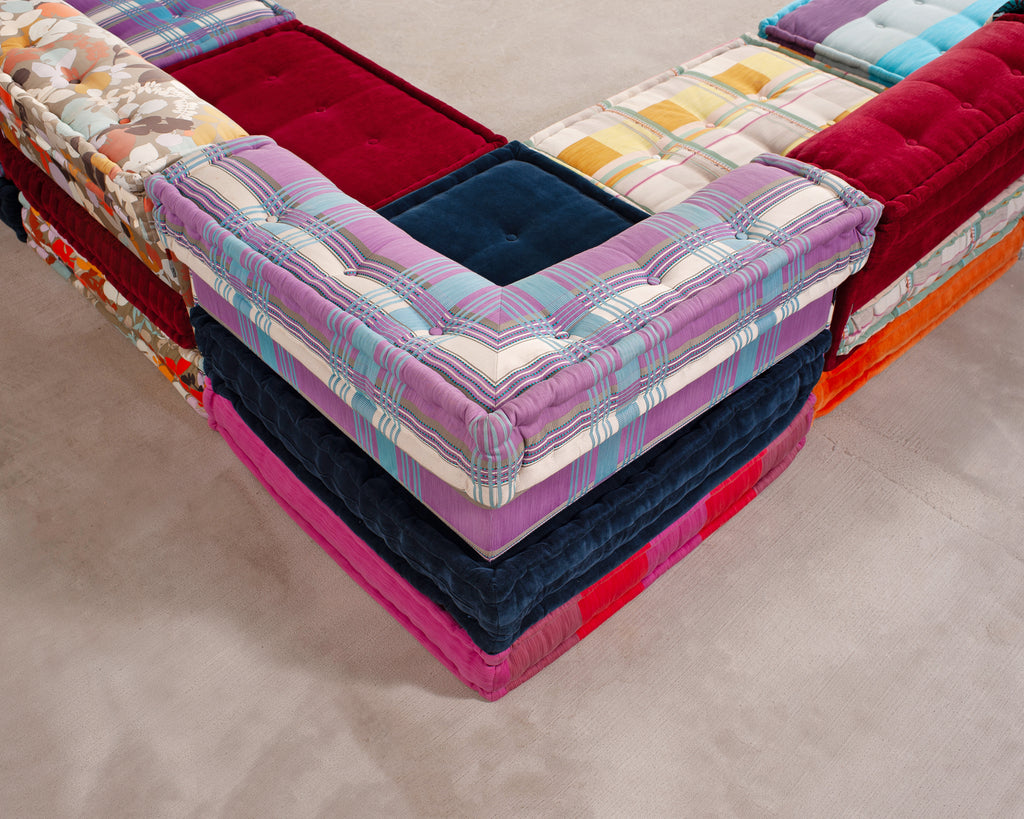 Mah Jong 27 Piece Kenzo Missoni Sofa by Hans Hopfer for Roche Bobois