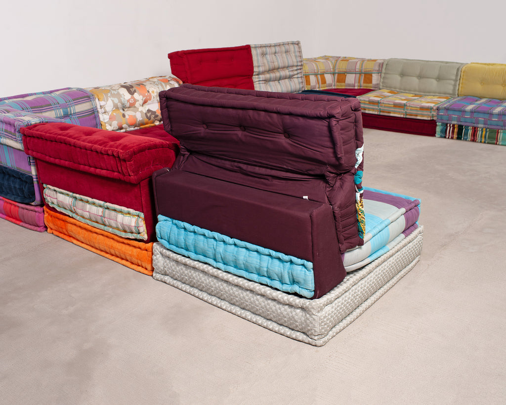 Mah Jong 27 Piece Kenzo Missoni Sofa by Hans Hopfer for Roche Bobois