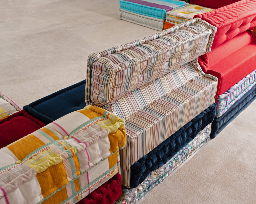 Mah Jong 27 Piece Kenzo Missoni Sofa by Hans Hopfer for Roche Bobois