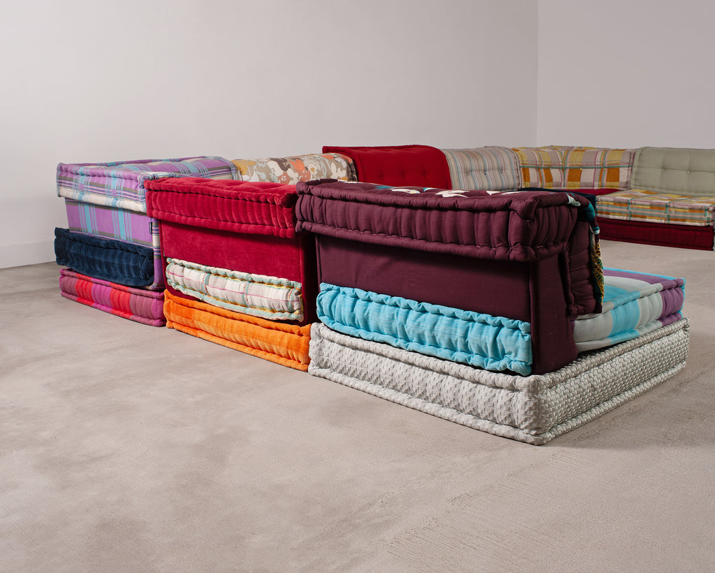 Mah Jong 27 Piece Kenzo Missoni Sofa by Hans Hopfer for Roche Bobois