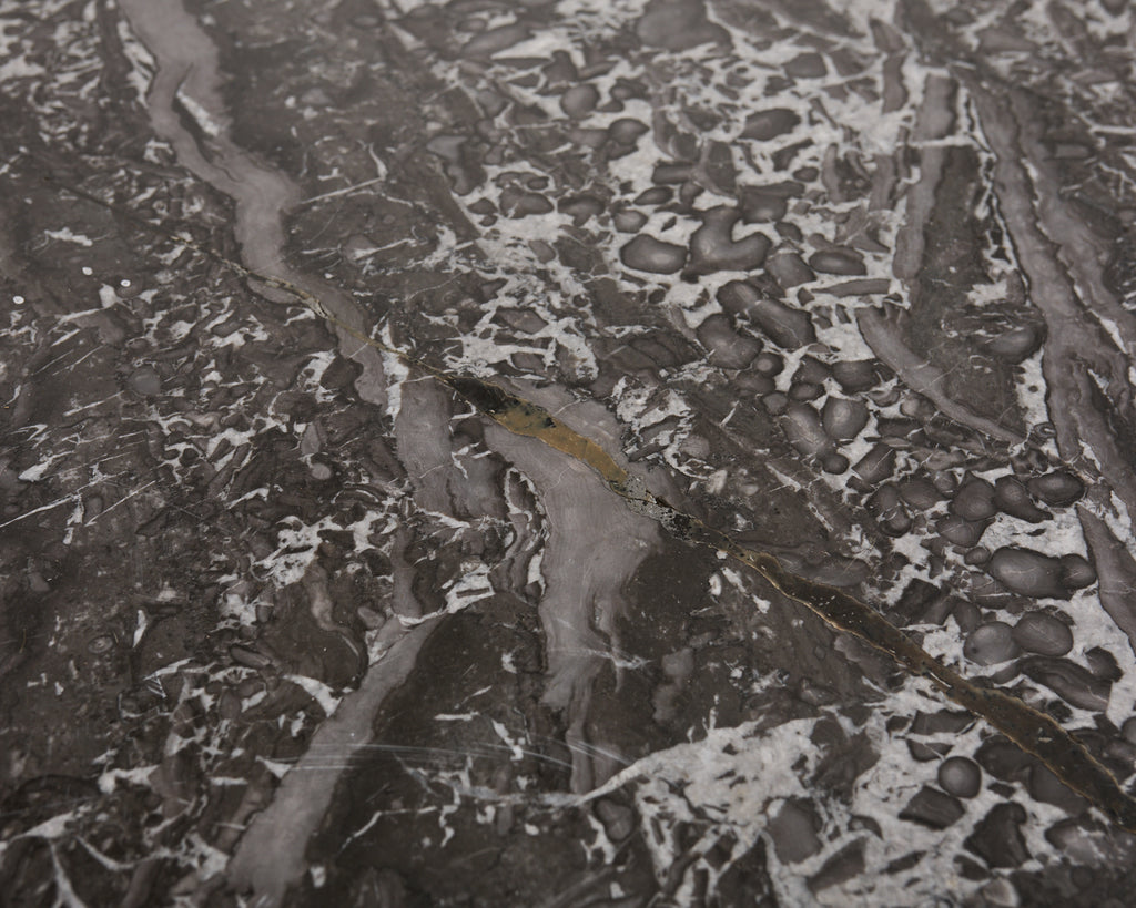 Neoclassical Louis Philippe Marble Top Mahogany Sideboard Buffet