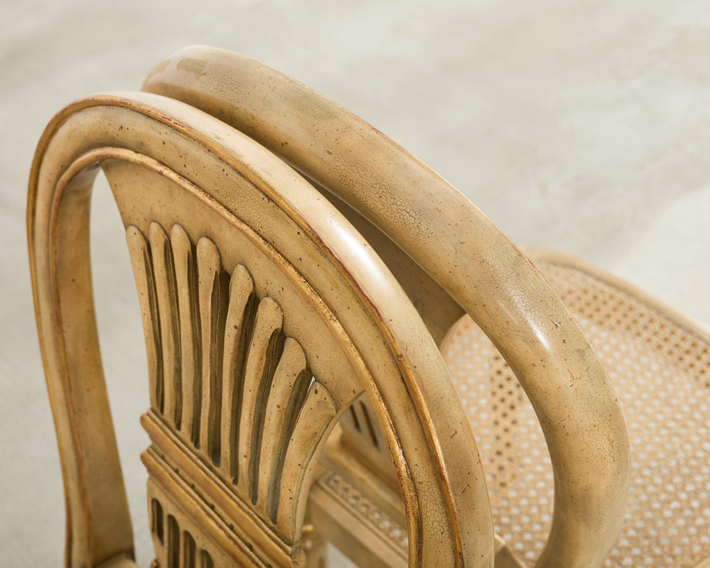 Set of Four Louis XVI Style Dining Chairs Maitland-Smith