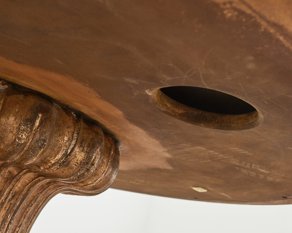 Hendrix Allardyce Neoclassical Style Verde Marble Tivoli Center Table