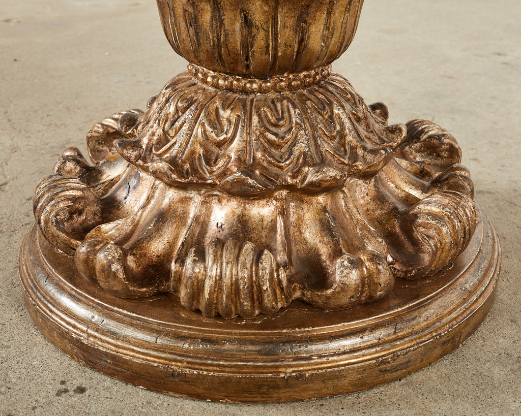 Hendrix Allardyce Neoclassical Style Verde Marble Tivoli Center Table