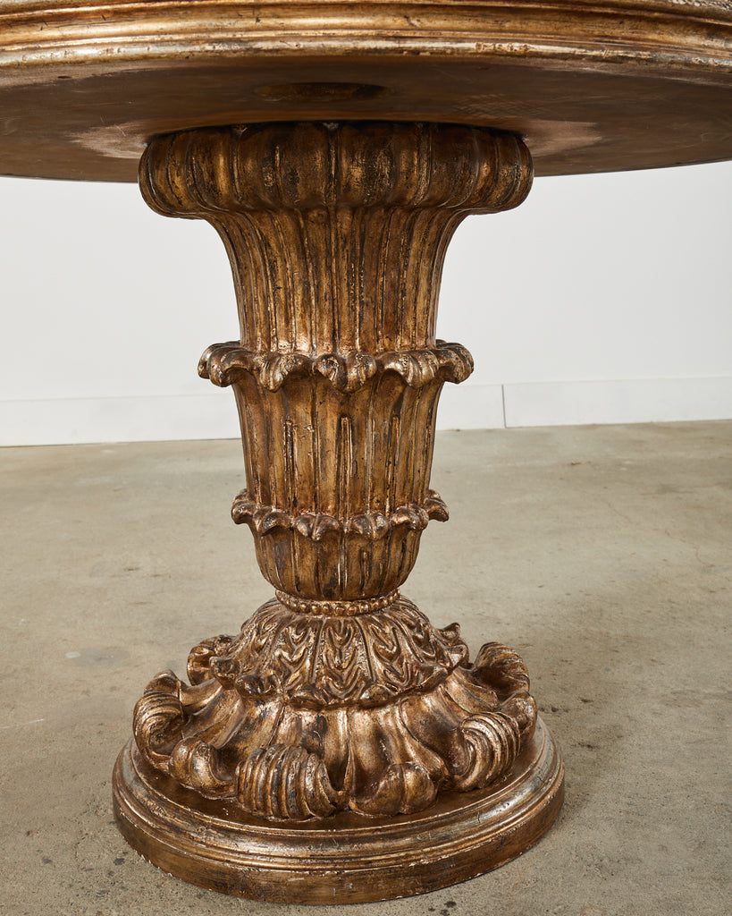 Hendrix Allardyce Neoclassical Style Verde Marble Tivoli Center Table