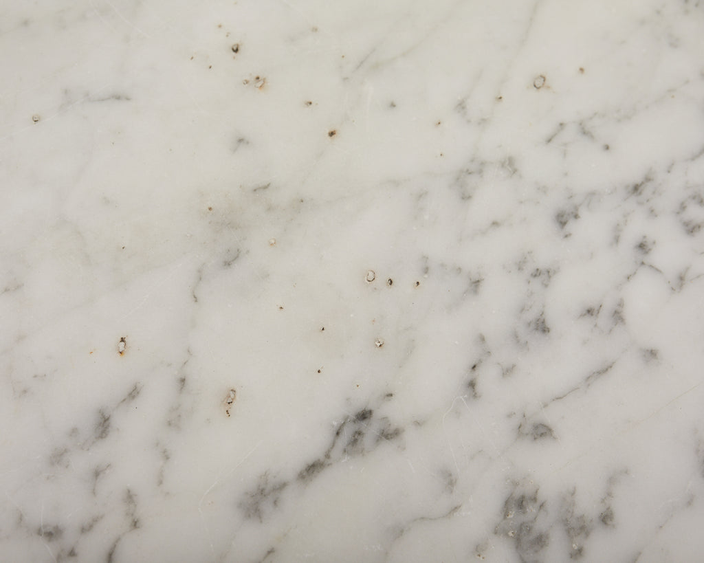 French Louis Philippe Marble Top Commode with Secretary