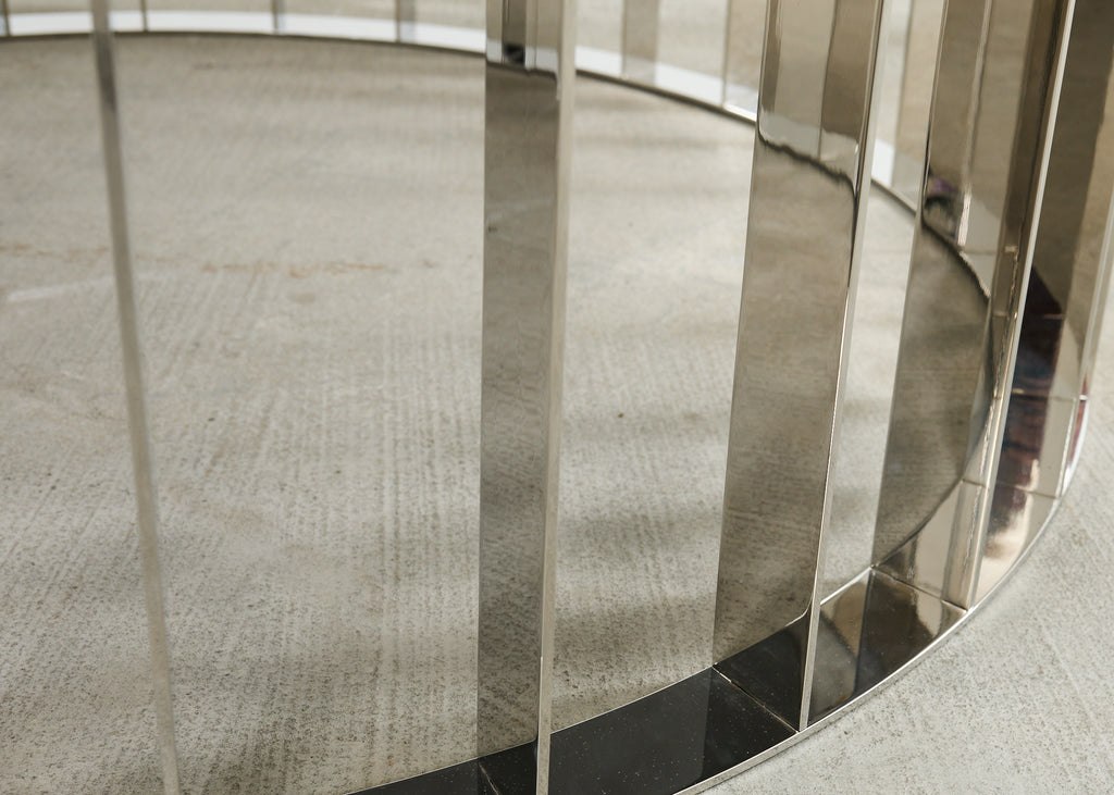 Modern Round Marble Top Cocktail Coffee Table