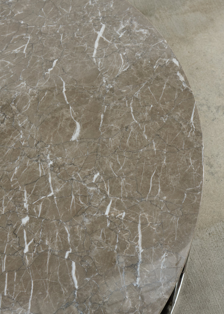 Modern Round Marble Top Cocktail Coffee Table