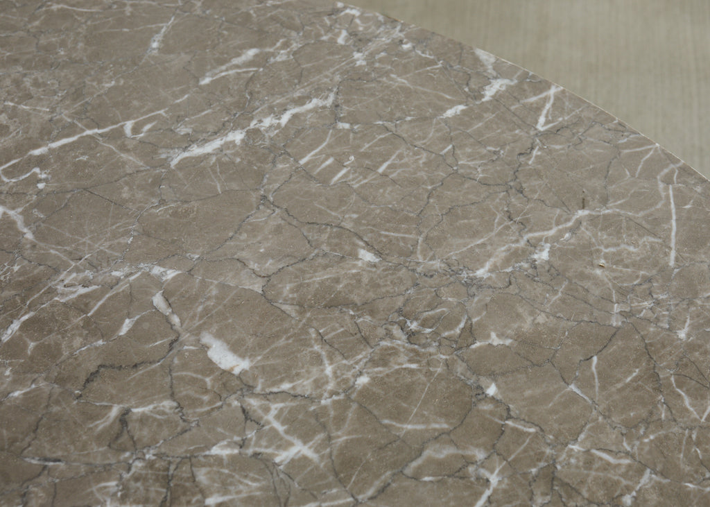 Modern Round Marble Top Cocktail Coffee Table