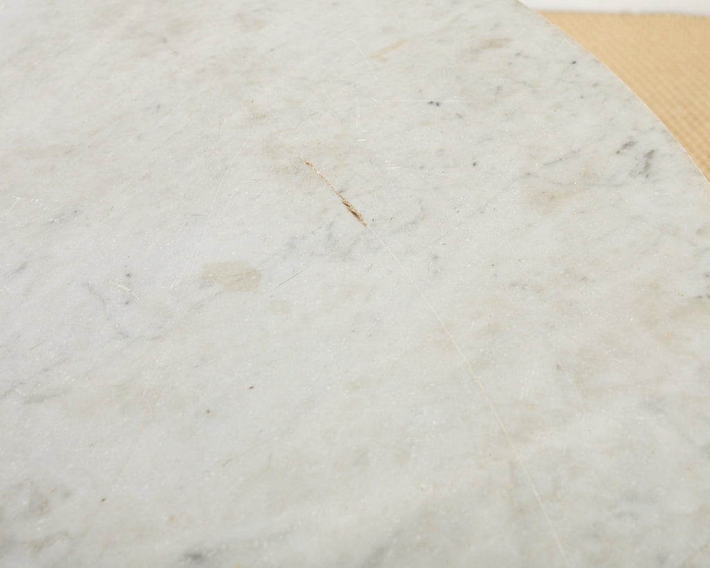 Monumental Swedish Gustavian Style Marble Top Center Table