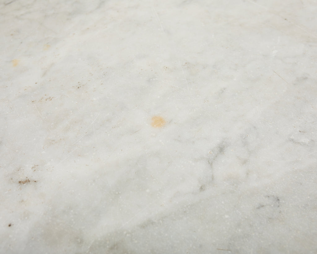 Monumental Swedish Gustavian Style Marble Top Center Table