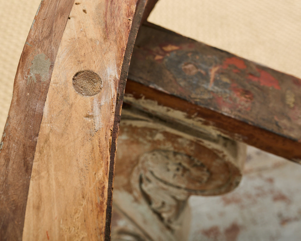 Monumental Swedish Gustavian Style Marble Top Center Table