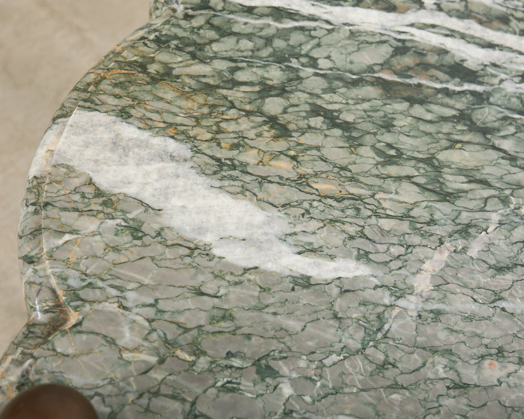 Country English Iron Marble Bronze Drink Table Trivet