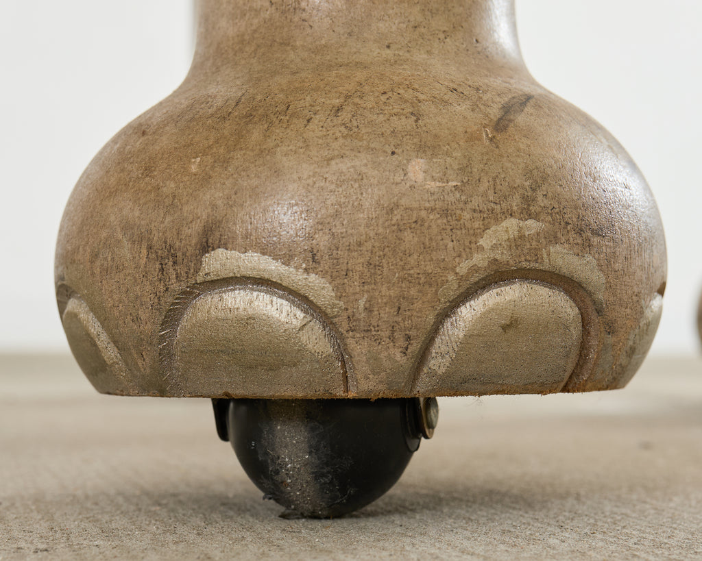 Marge Carson Hollywood Regency Elephant Bar Cart