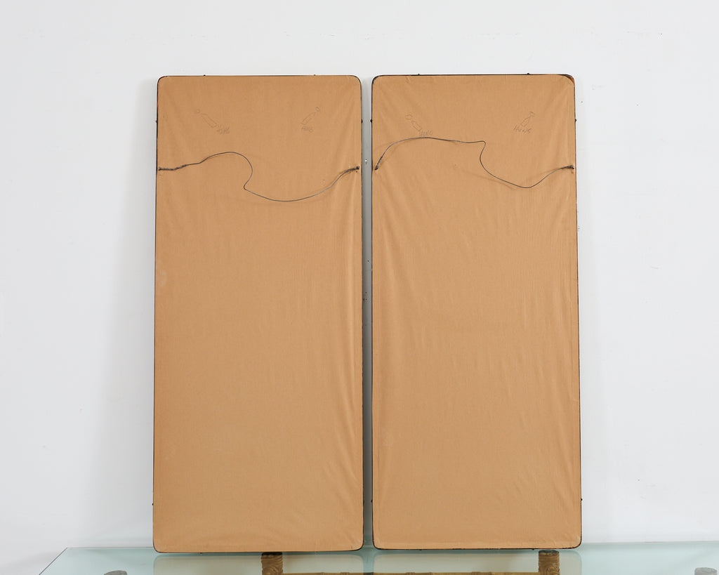 Pair of Chinese Patriarch Matriarch Ancestral Portraits