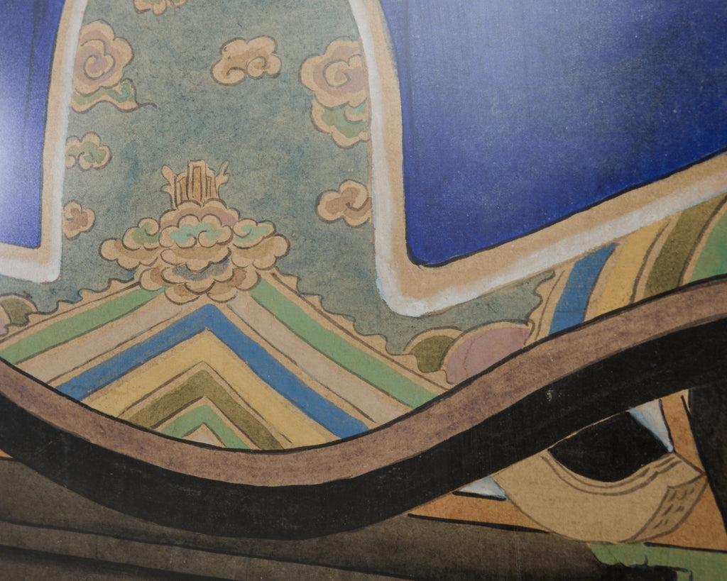 Pair of Chinese Patriarch Matriarch Ancestral Portraits