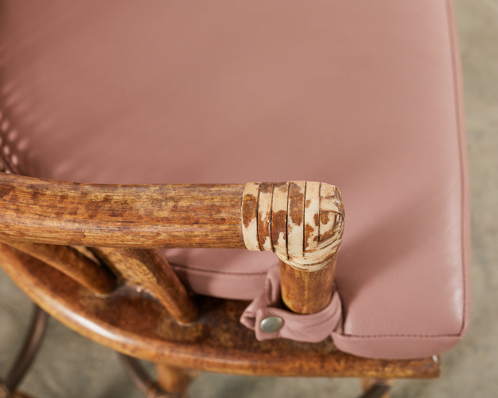 Japanese Meiji Four Panel Screen Flowering Grasses of Autumn