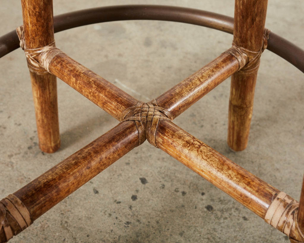 Japanese Meiji Four Panel Screen Flowering Grasses of Autumn