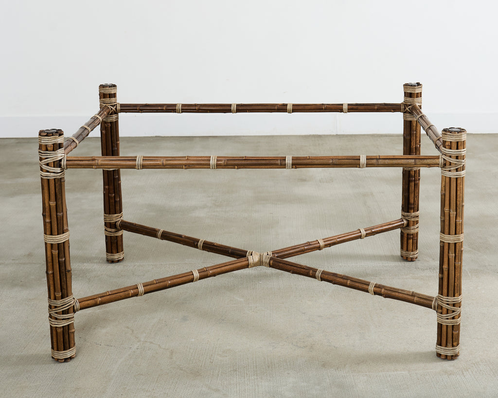 McGuire Organic Modern Rectangular Bamboo Dining Table