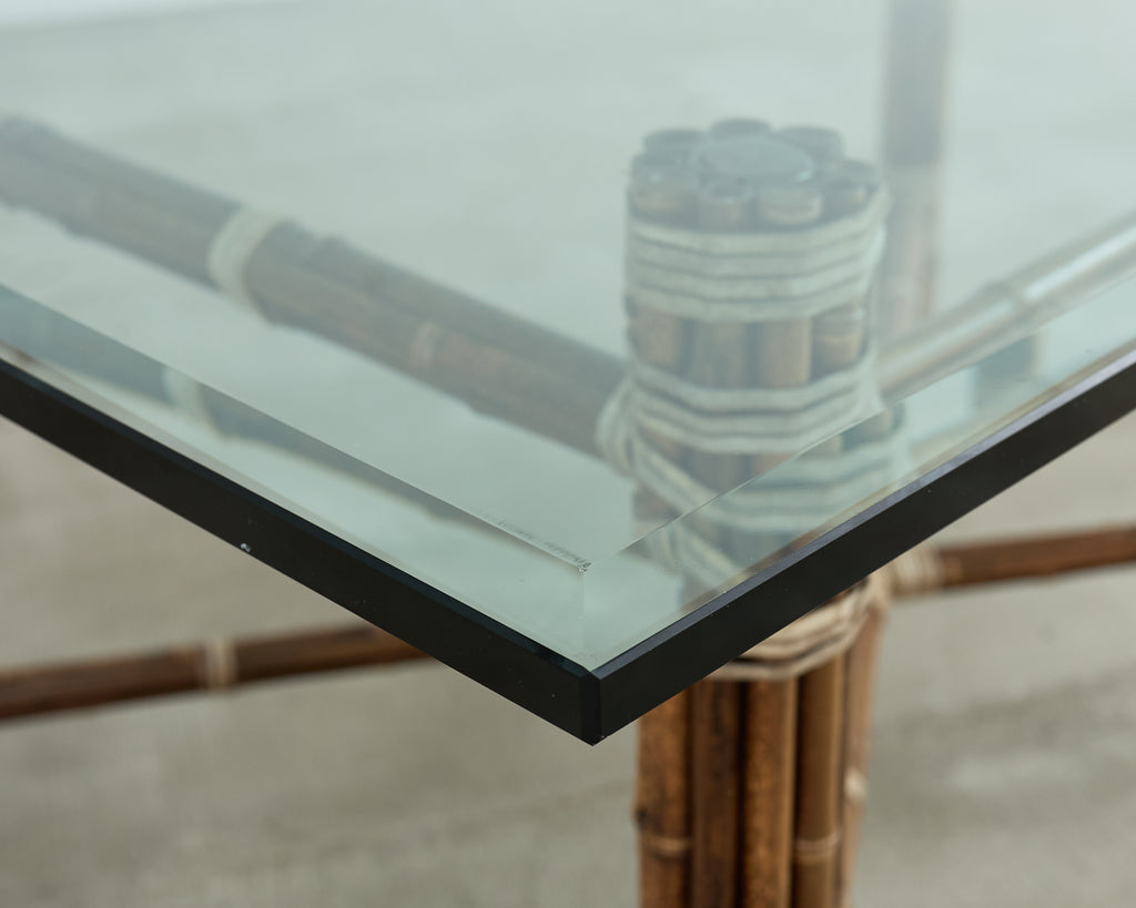 McGuire Organic Modern Rectangular Bamboo Dining Table