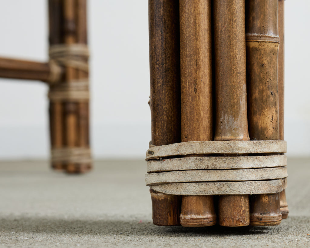 McGuire Organic Modern Rectangular Bamboo Dining Table