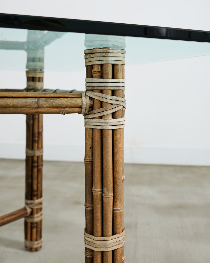 McGuire Organic Modern Rectangular Bamboo Dining Table