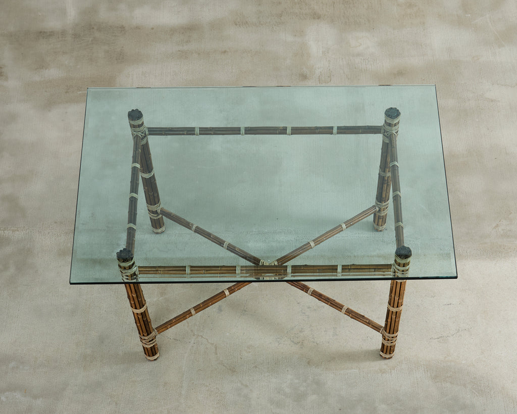 McGuire Organic Modern Rectangular Bamboo Dining Table