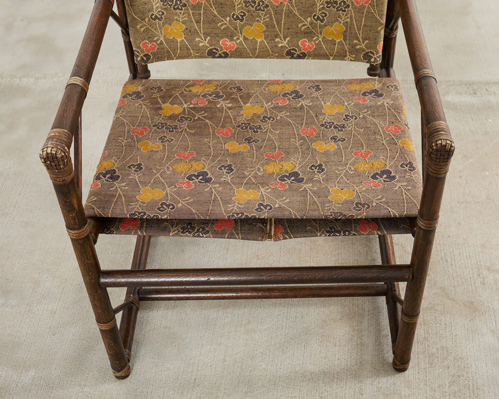 Forbes for McGuire Campaign Style Oak Officer's Chair