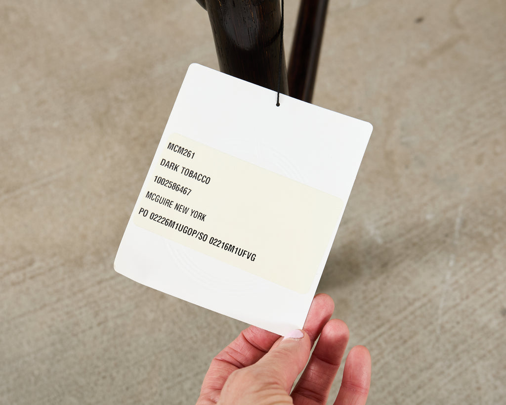 Set of Ten Barbara Barry for McGuire Caned Dining Armchairs